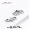 18K Gold Plated Inlaid Zircon Flower Shape Connector 2/3 Hole Spacer Accessories Separators For DIY Strands Beading Jewelry