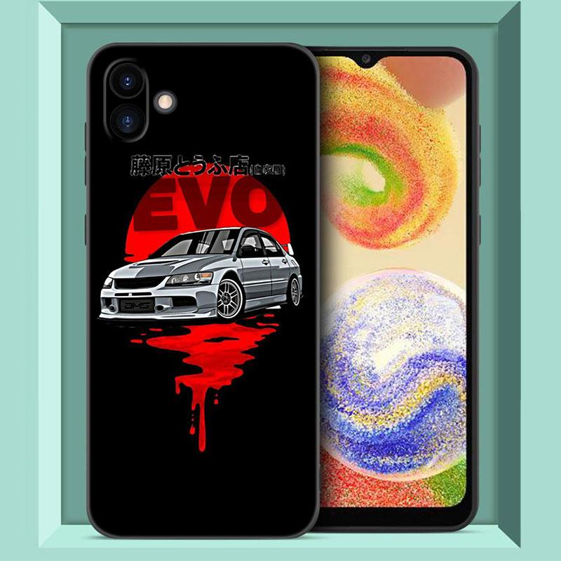 

Чехол для телефона с рисунком спортивного автомобиля в стиле японской JDM для Samsung Galaxy A01 A03 Core A04 E A02 A05 A10 A20 A21 A30 A50 S A6 A7 A8, черный Samsung A04E 4G