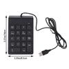 1Pc Universale Tastierino Numerico Usb Wire Mini Tastiera Numerica Per Laptop Desktop Pc Computer Tastiera Numerica 18 Tasti Tastiera