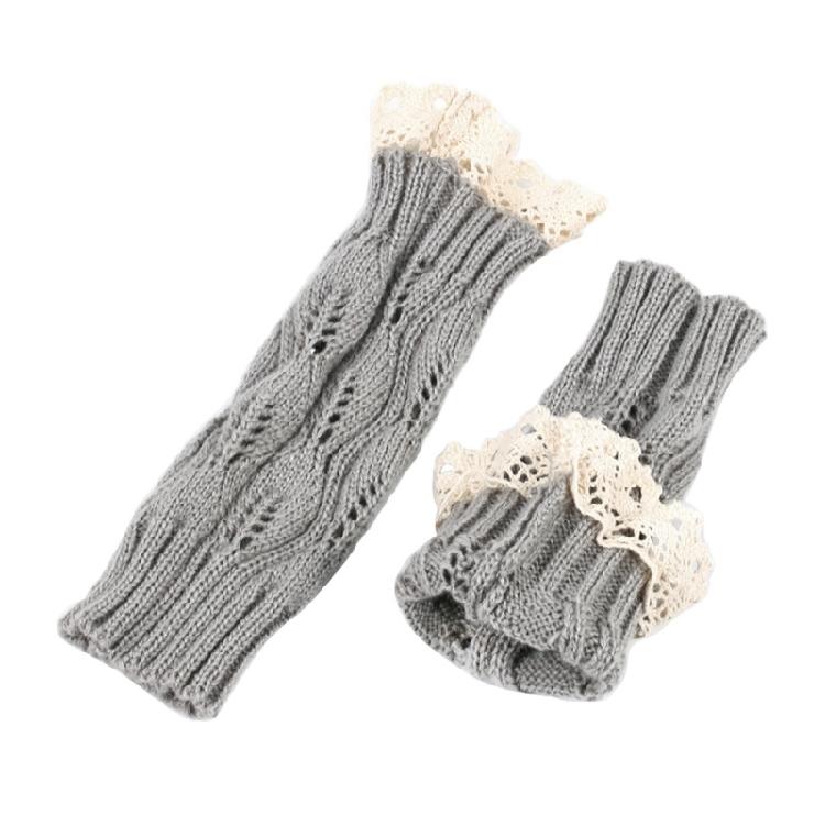 Knit Gloves Fashion Fingerless Gloves Arm Sleeves Arm Decors Female Accessory