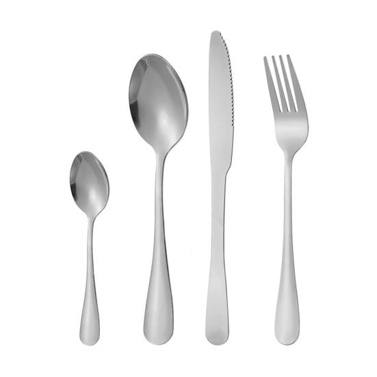 

4 шт./компл. ложка из нержавеющей стали, вилка, резак, зеркальная полировка, пищевая посудомоечная машина, безопасная посуда для стейка в стиле вестерн, столовые приборы, набор столовых приборов, кухонные принадлежности серебряный