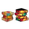 Book Lover Flower Pot Gothic 3D Stacked Novel Planter For Desk Decors Indoor Outdoor Use