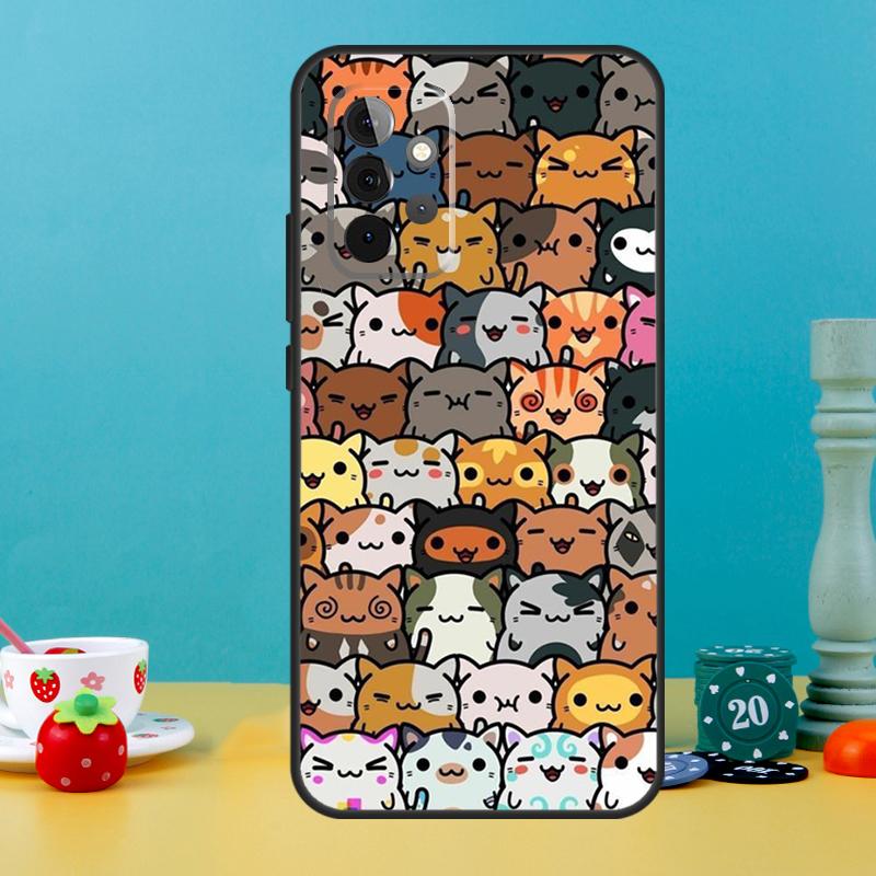

Funny cute cats Case For Samsung Galaxy A25 A54 A34 A14 A52 A32 A12 A13 A33 A53 A15 A16 A36 A56 A26 A05 A35 A55 Samsung A14