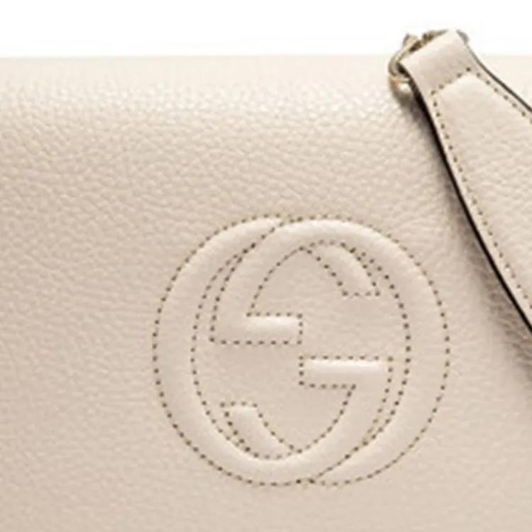 GUCCI Soho Leather Shoulder Bag , Crossbody Bag Women's White (Unisex) Crossbody Bags 598211 A7M0G 9522