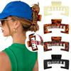 4/6 Pezzi Cappellino da Baseball Pinza per Capelli Presa Potente Pinza Grande con Molle Robuste Pinza Antiscivolo per Cappello Accessori per Capelli