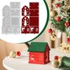 Christmas Molds Silicone Candle Holder Christmas Molds Non-Stick Night Lamp Maker For Wax Plaster Clay Fondant Study Room