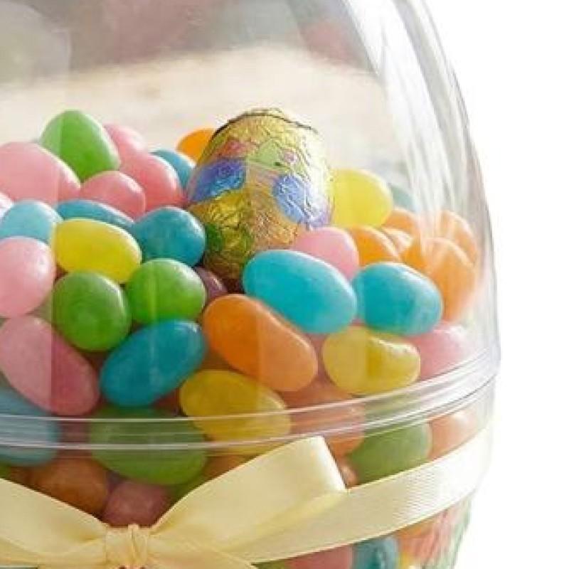 

12inch Giant Jumbo Clear Easter Eggs for Party Favor Clear Empty Jumbo Shells for Kids Hunt Paintable Craft Decorations China Mainland