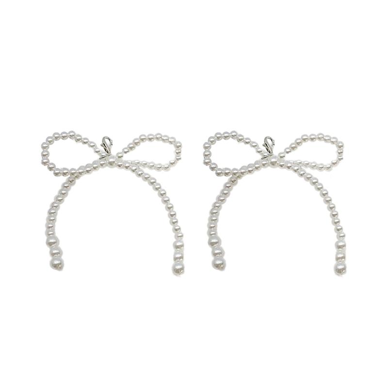 Fashion Bowknot Keychain for Women Sweet and Cute Shoes Decorations Keyring Bag Pendant for Purse Backpack Handbag