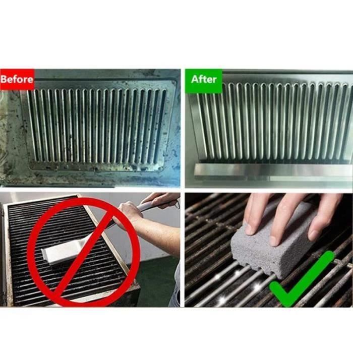 Bloc de briques de nettoyage pour gril de barbecue - SODIAL - Pierre ponce - Nettoyage facile et efficace