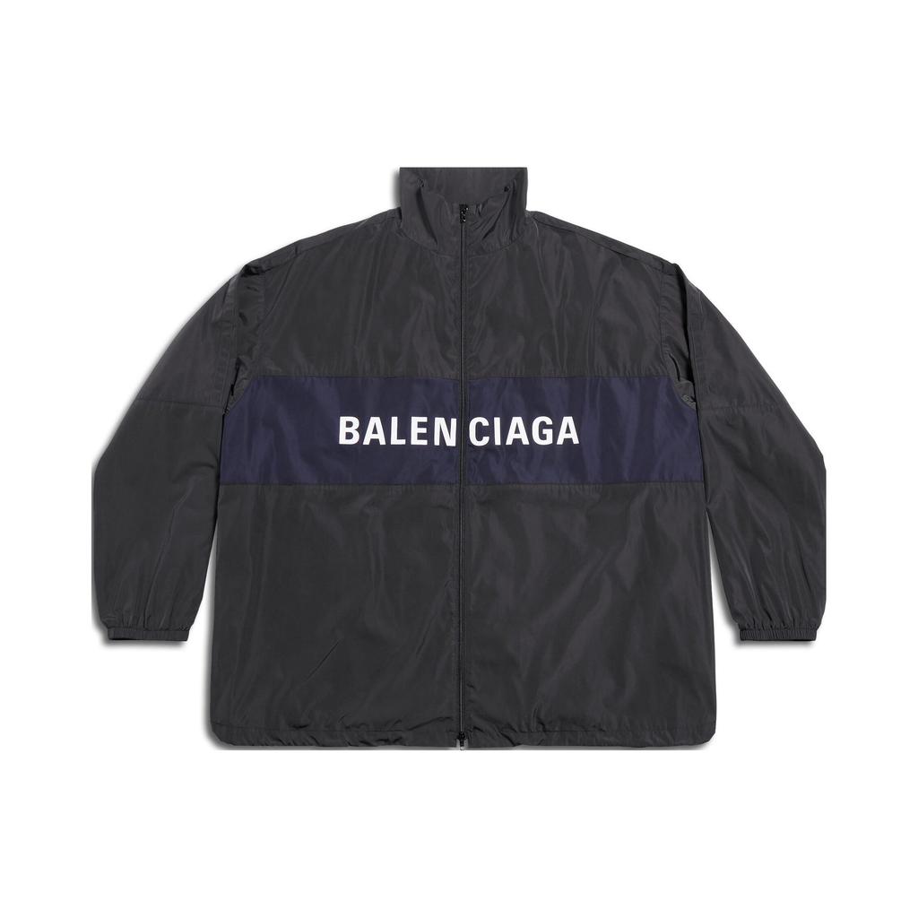 Balenciaga Logo Zip Up Jacket 725302TPO061000