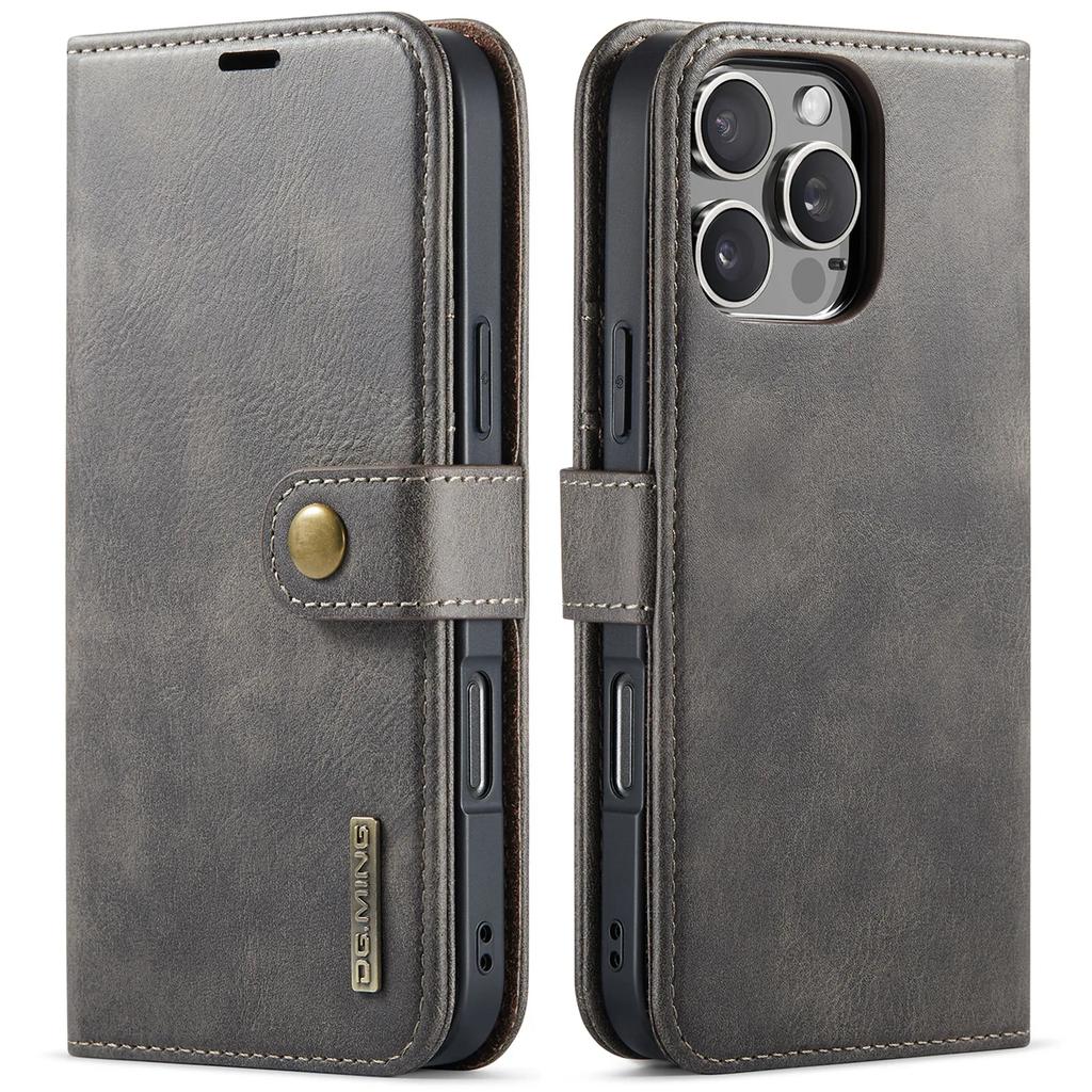 2 in 1 Detachable Cards Solt Wallet Leather Book Case For iPhone 16 Pro Max 15 Plus 13 12 11 Book Flip Bag Pocket Magnetic Cover