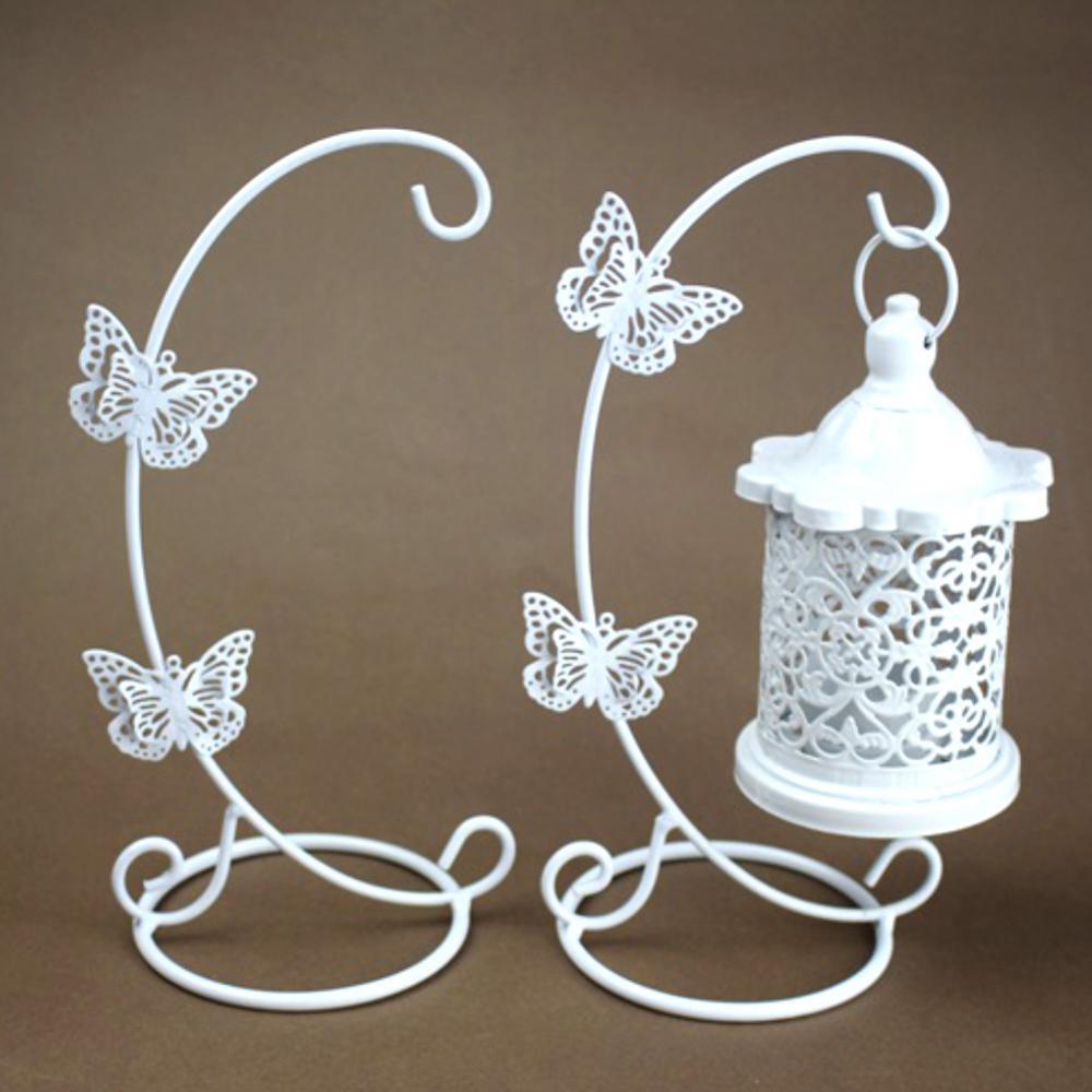

Candle Holder Hollow Flower Butterfly Candlestick Home Room Decoration