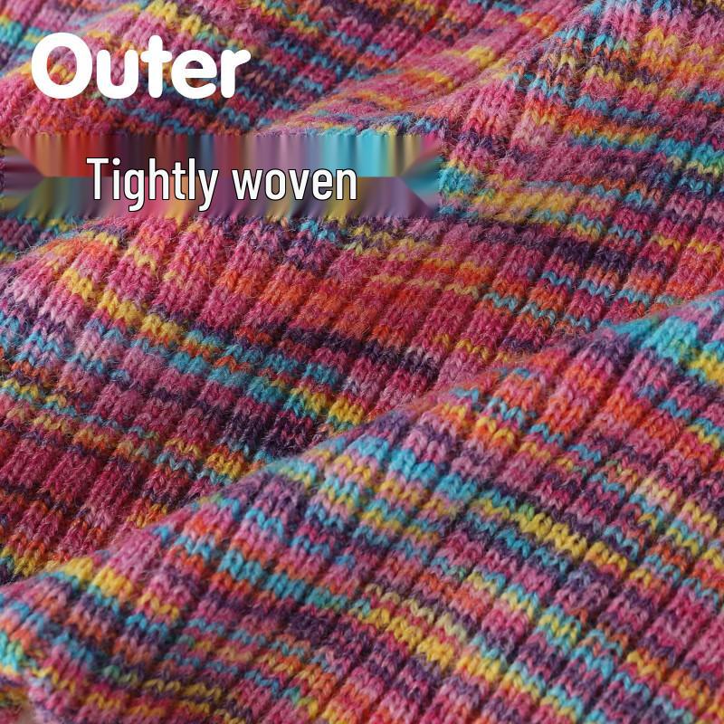 Dziecięcy Zimowy Zestaw: Dzianinowa Czapka, Szalik i Rękawiczki z Podszewką z Polar