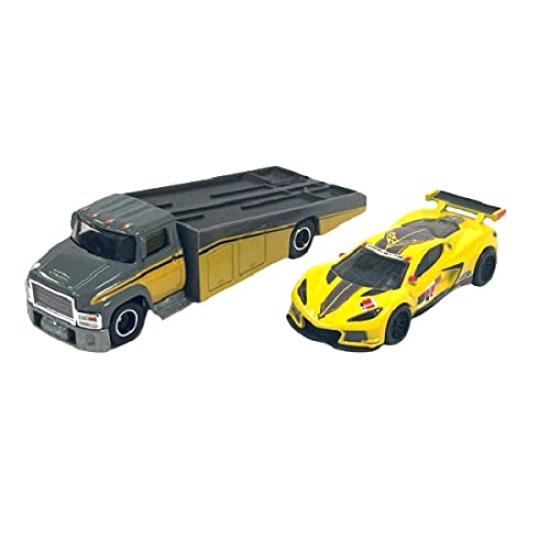 Hot Wheels Hot Wheels Team Transport Carry On Corvette C8 ISMA CARRY ON Corvette C8 ISMA 1/64 [Used]