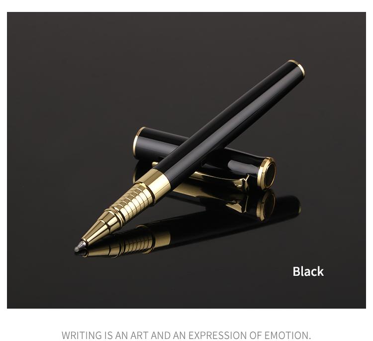Good Stationery Metal Rollerball Pen Luxury Multiple Color Signature Roller Ballpoint Pen White Color Gel Pen