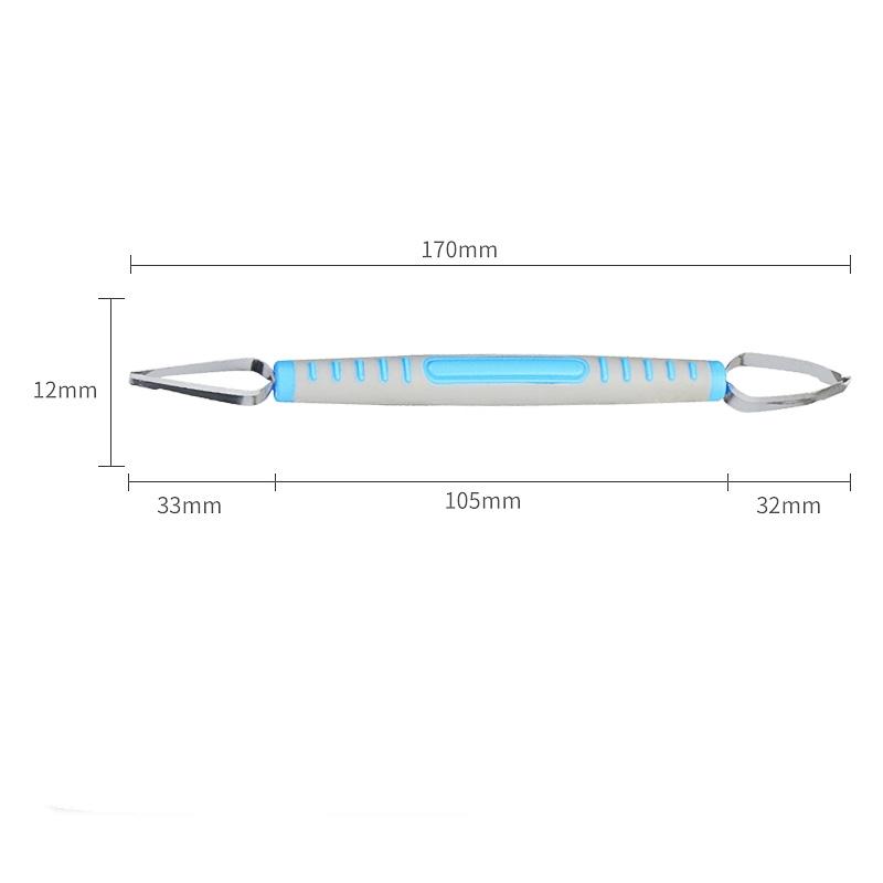 

Керамика Текстурный инструмент Нож для резьбы по дереву Ручная работа DIY Пластиковая ручка Двойная головка Кольцо Нож для резьбы по глине Инструмент для тонкой резьбы