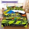 Rossi Oath Bedding Quilt Set Quilt Cover Pillowcase Home Decoration Birthday Gift (1 * Duvet Cover + 2 * Pillowcase, Without Core)