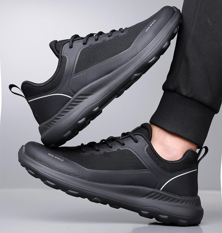 Fashion Lightweight Outdoor Walking Sneakers for Men Non-Slip Comfortable Athletic Running Shoes Men's Breathable Mesh Sports Shoes