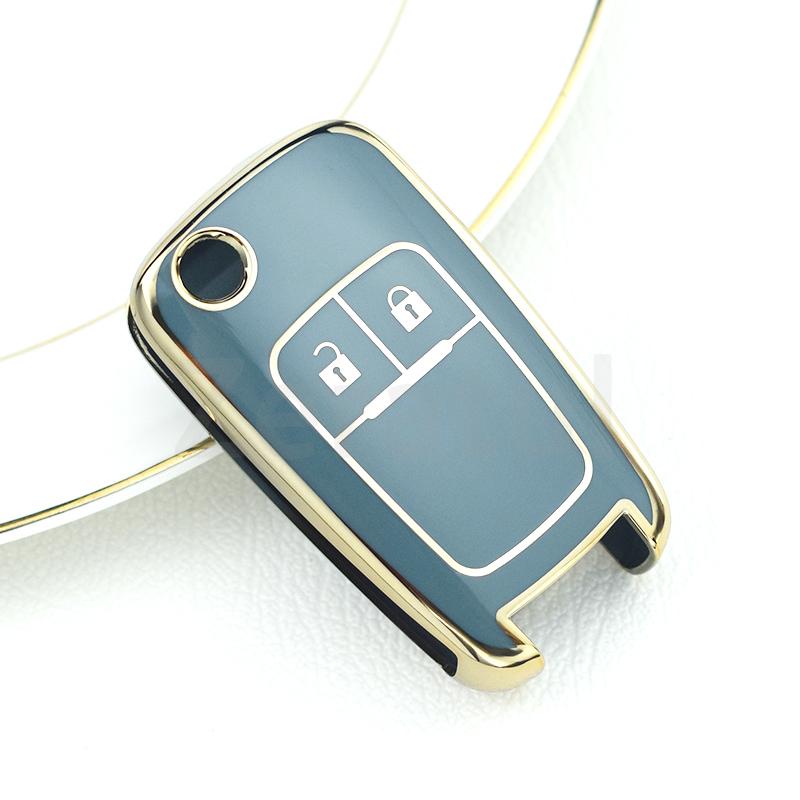 Shell Fob Tpu Car Folding Key Case Cover For Opel Vauxhall Astra Corsa Meriva Insignia For Chevrolet Cruze Aveo Trax Sail Malibu