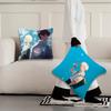 T-The Summer Hikaru Died Anime cushion cover Cushion Room Bedroom Headboard Sofa Living Backrest Nap Time Pillow Case