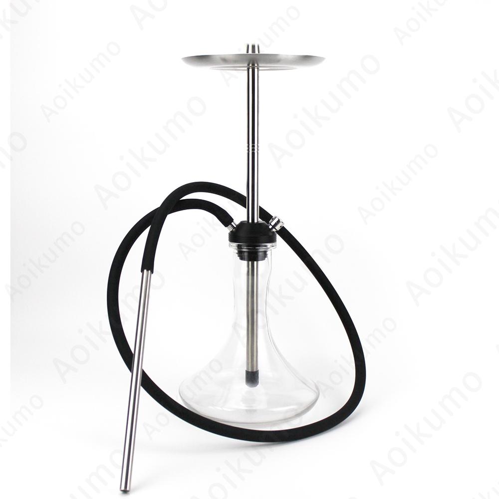 2024 Hookah Soft Smoke Lite Stainless Steel Stem Water Pipe Removable Diffuser Nargile Sheesha Narguile Shisha Accessories
