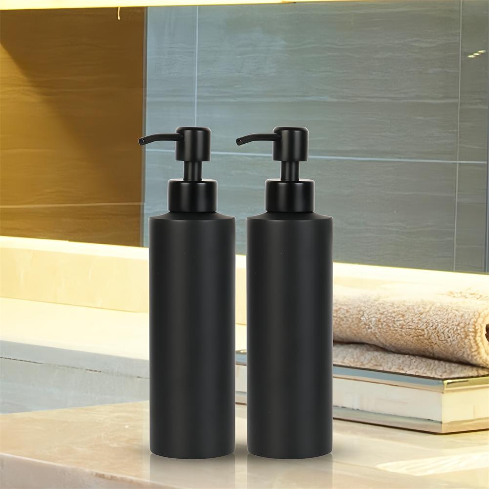 Soap Dispenser Stainless Steel Hand Pump Bottle For Bathroom Kitchen Sink 350ML Shower Soap Accessories Dispenser 20.5x5.5x5.5cm