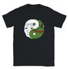 New T-Shirt Unisex Ying Yang Wojak Pepe T-Shirt  Gildan 5000
