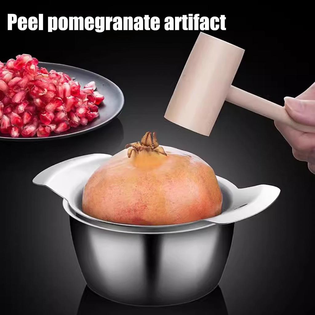 Strumento per snocciolare e sbucciare melograni, Snocciolatore per melograni in acciaio inossidabile, Set di strumenti per snocciolare e sbucciare melograni, Sbucciatore per melograni per sbucciare melograni