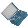 17pcs 211.1g   Calibration Weight Set Steel Scale Weight Test Weights for Jewelry Grams with Tweezers Material #45 Plastic Storage Box for