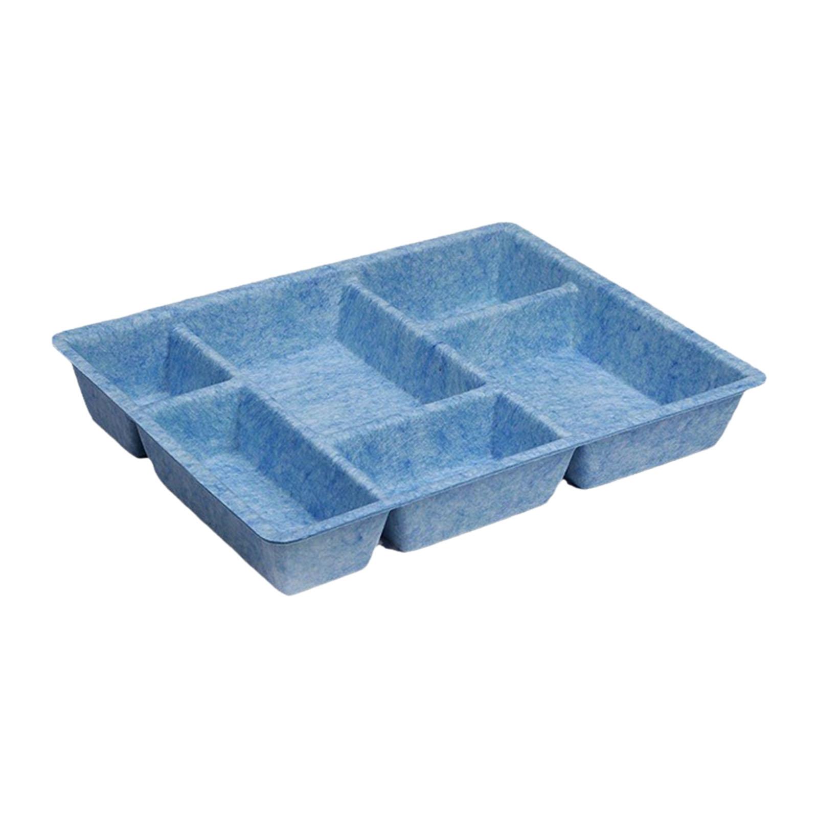 Felt Drawer Organizer Tray Storage Bins for Tabletop Office Supplies Pantry