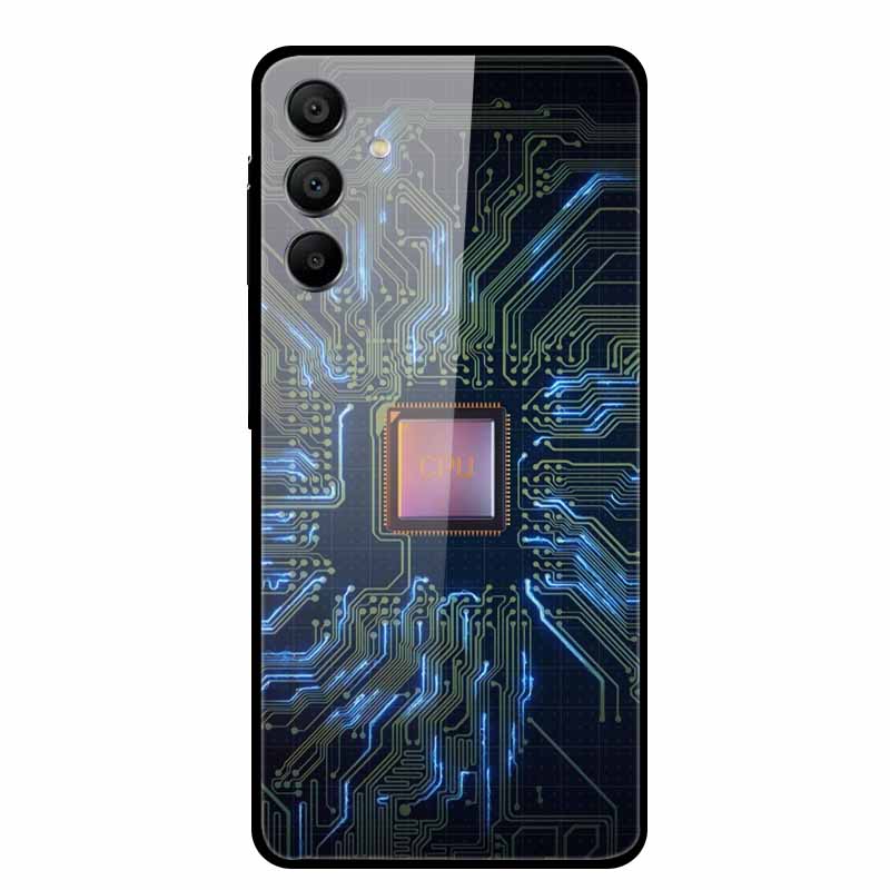 Tempered Glass Case for Samsung Galaxy A16 5G Back Cover Hard Case for SamsungA16 Phone Case Fundas Cool Protective Cute Bumper