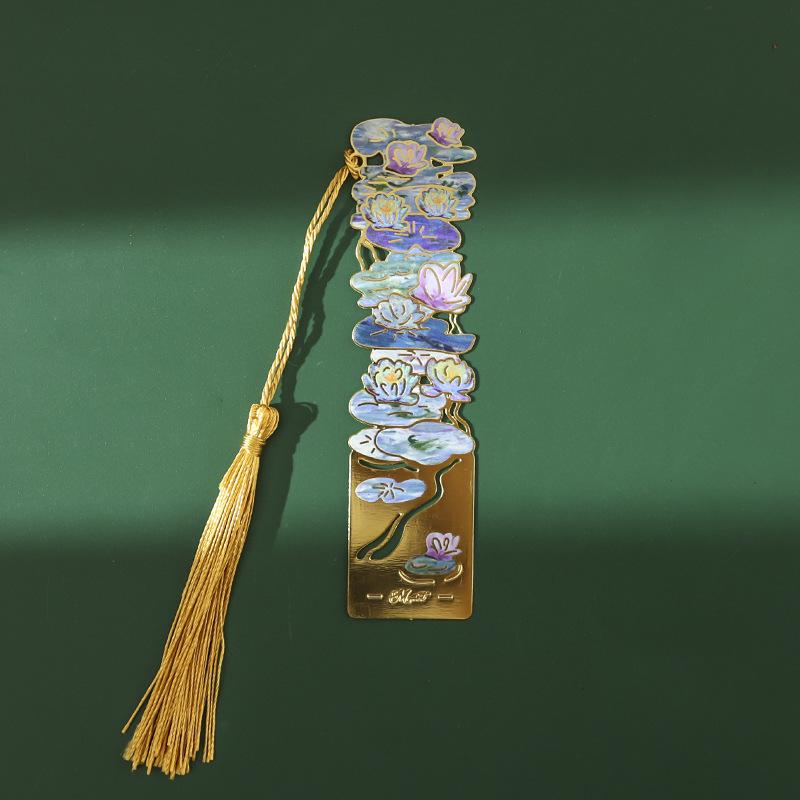 Van Gogh Ölgemälde Metall Lesezeichen - Klassischer Souvenir Clip Geschenk