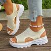 Summer Women Sandals Platform Roman Plus Size Sandals Lightweight Beach Wedge Shoes Women Comfort Casual Sport Sandals Women