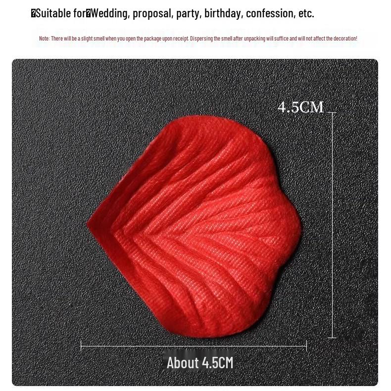 

Newcomer Exclusive: 10-Pack Simulation Petals for Weddings, Proposals, or Room Decor - 0.01 Free Shipping
