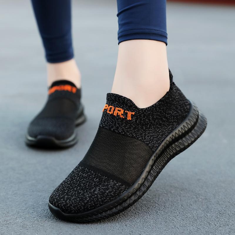 Мужские удобные ультрамягкие и дышащие кроссовки на шнуровке для женщин 44 белый/серый — фото 5