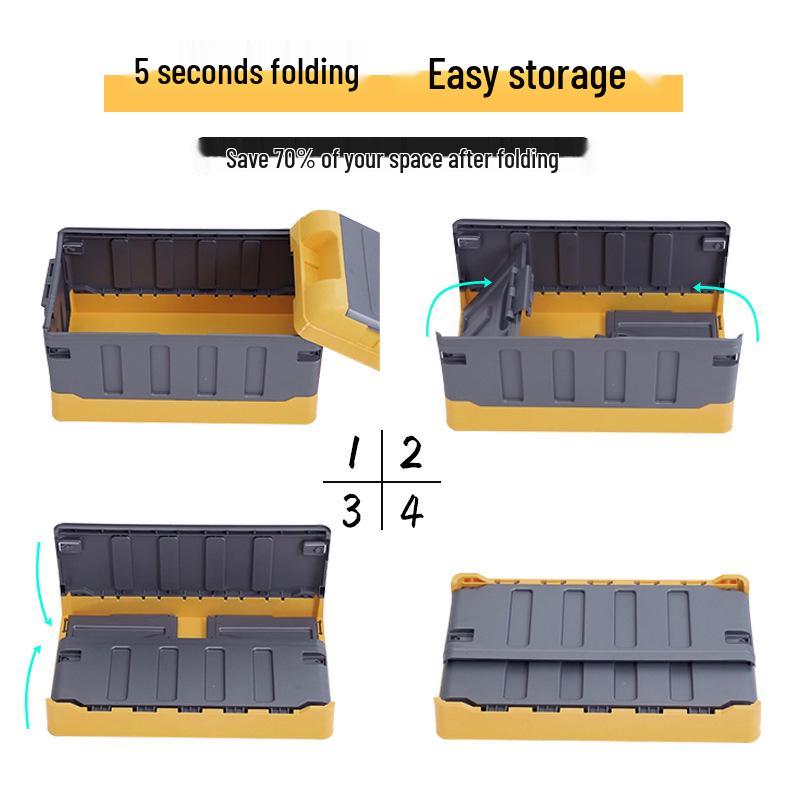 Organizator pliabil pentru depozitare camping portbagaj auto