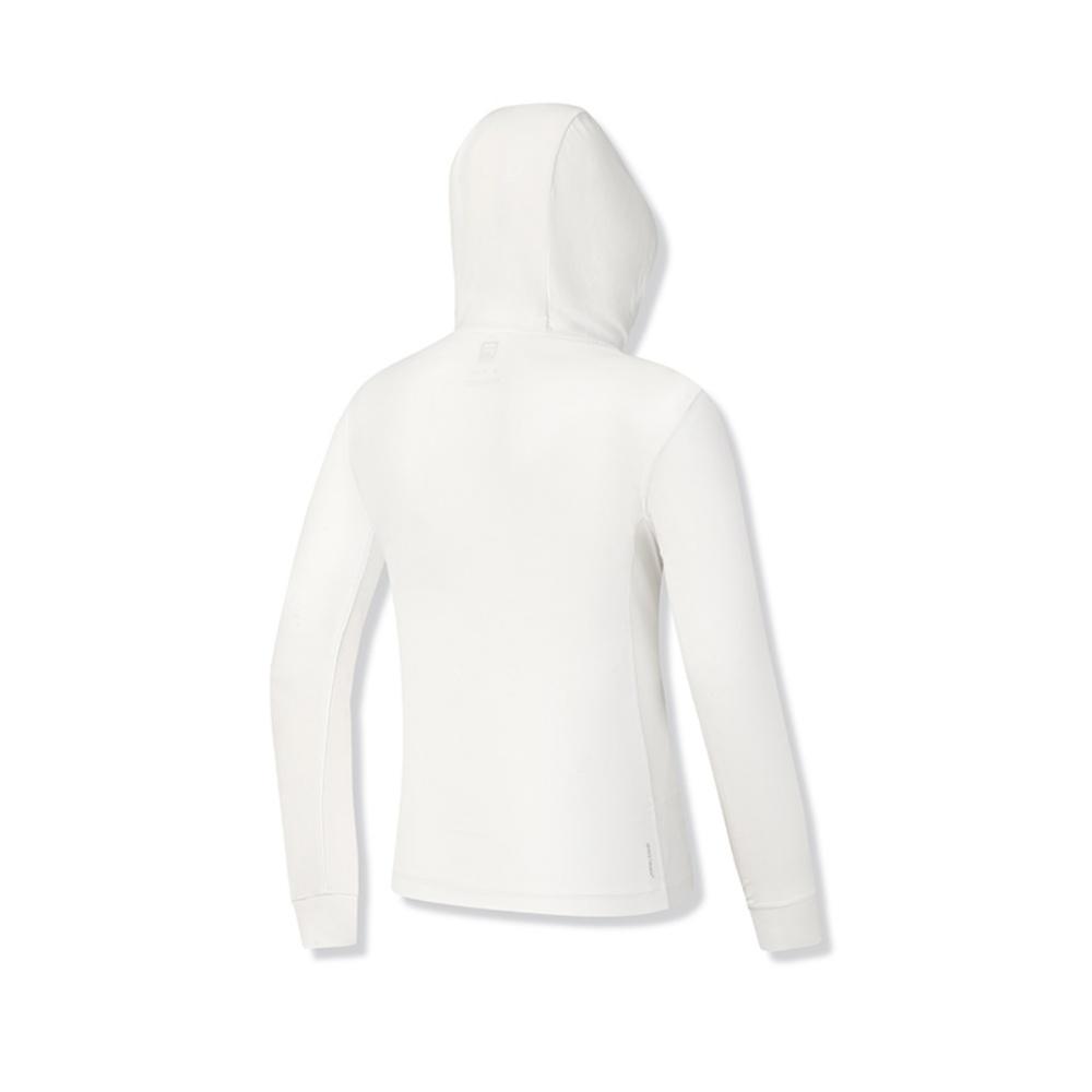 Fila Fitness Trendy Comfortable Versatile Simple Long Sleeve Knit Top Women Tops A11W531501F-WT