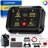 4/6 Gangs LED On-Off Control Switch Panel RGB Backlight Universal Power System Slim Electronic Relay System Automatic Dimming