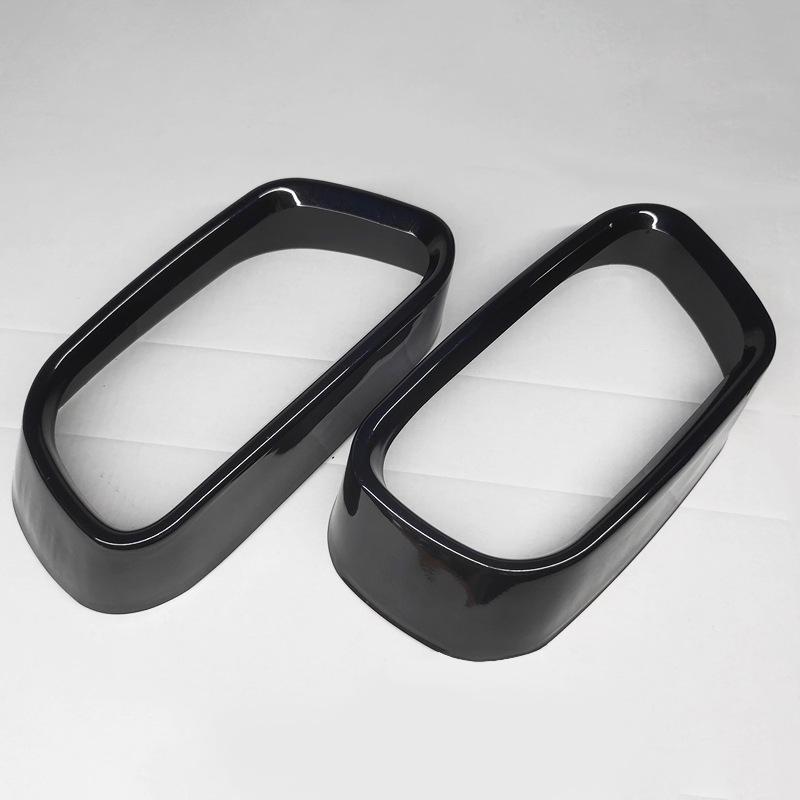 14-18 BMW X5 Dual Outlet Black Stainless Steel Exhaust Tailpipe Cover