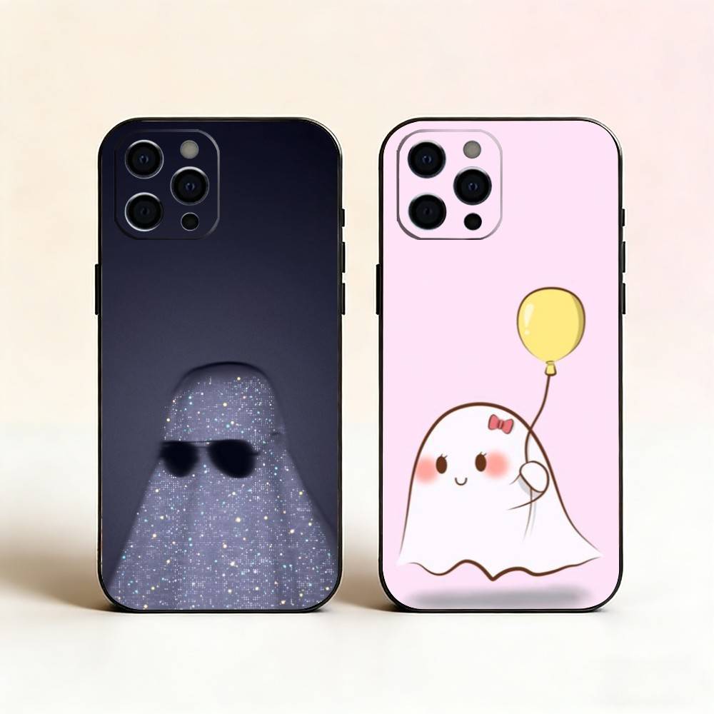 Stardust Ghost Phone Case Silicone Soft For IPhone 17 16 15 14 13 12 11 X XR Plus Pro Max Plus