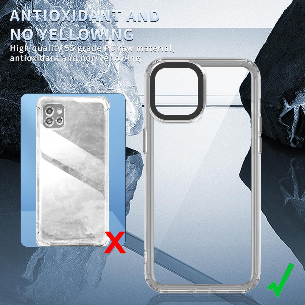 For Samsung Galaxy A05 4G Case PC+TPU Anti-scratch Ultra Clear Phone Cover