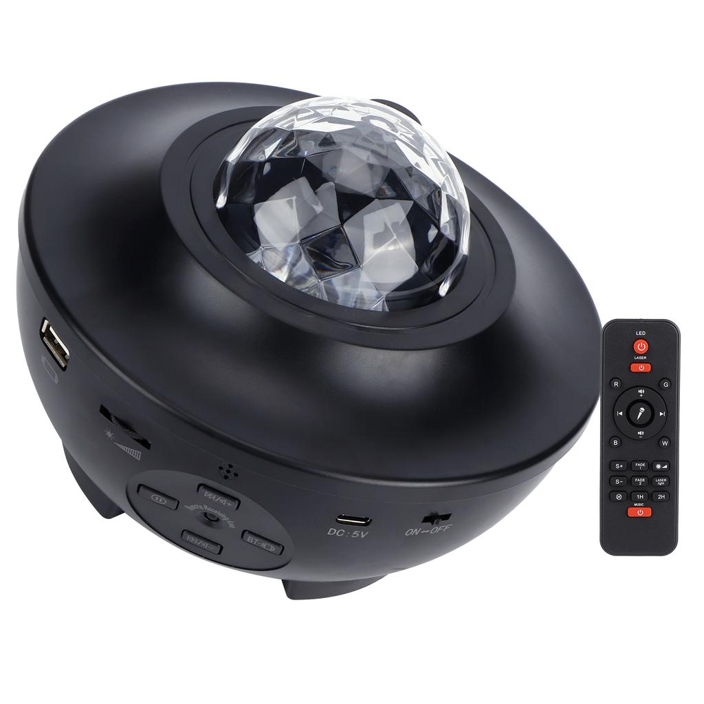 LED Star Projector Light Remote Control Projection Lamp Bedroom KTV Bar Decoration for Bluetooth