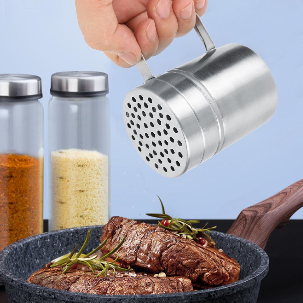 Haushalt Küche Edelstahl Gewürzglas Gewürze Pfeffer Salz Würzmittel Flasche