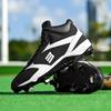 Taglia Grande 40-47 Uomo Scarpe da Baseball Professionali Scarpe da Softball Antiscivolo da Esterno con Tacchetti Scarpe da Allenamento Baseball Uomo
