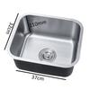 304 Stainless Steel Bar Sink with Advanced Noise Reduction & Corrosion Resistance Suitable for Strong Kitchen Use