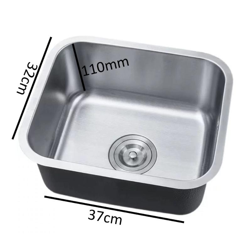 304 Stainless Steel Bar Sink with Advanced Noise Reduction & Corrosion Resistance Suitable for Strong Kitchen Use