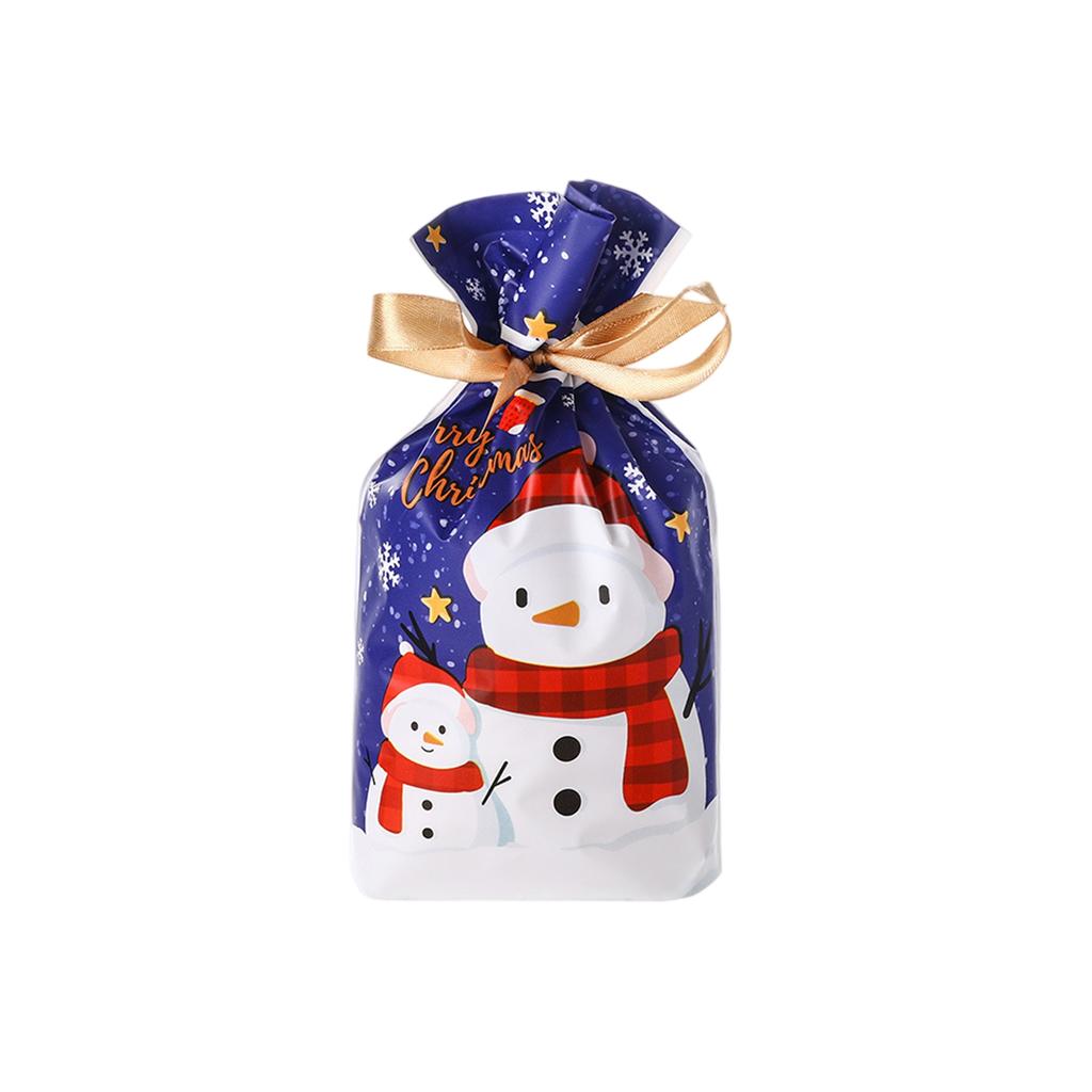 50 Pieces Christmas Drawstring Gift Bags Christmas Wrapping Bags Treats Christma S Party Pouch Sweet Candy Bags With Ribbon Ties