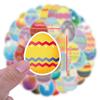 60 New Easter Easter Egg Graffiti Stickers Decorate Car Mobile Phone Stickers Creative Hand Note Stickers