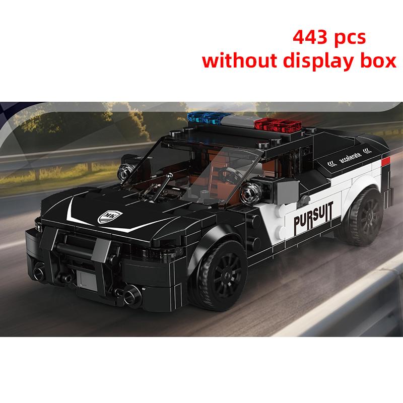 City Speed  Technical Moc Car Sports Car Racing Building Blocks Brick Vehicle Educational Construction Toys