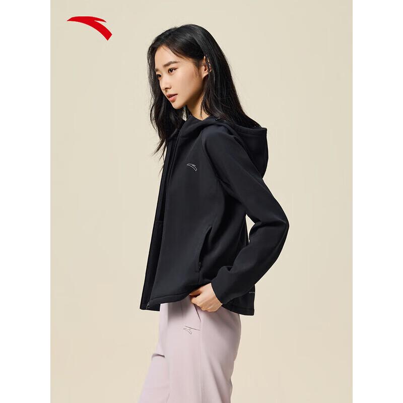 ANTA Women s Water-Repellent Hooded Softshell Jacket XL